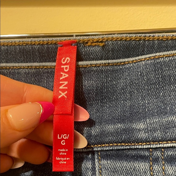 Womens SPANX Ankle Straight Leg Jeans in Vintage Indigo - Picture 7 of 9